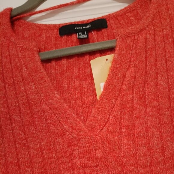Vero Moda Pink V-Neck Sweater - Picture 4 of 9